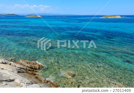 Aegean sea coast (Chalkidiki, Greece). 27011409