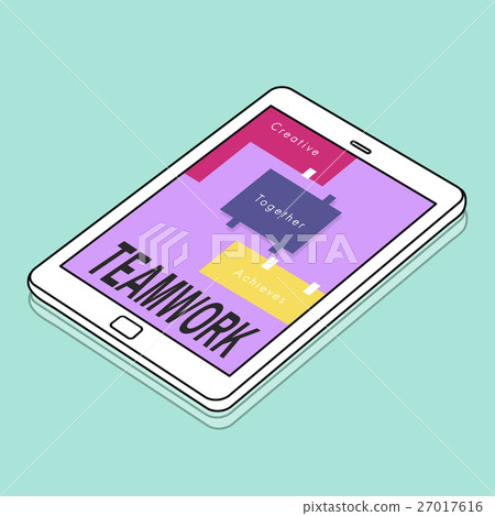 Achievement Teamwork Creative Together Collaboration Graphic Concept 27017616