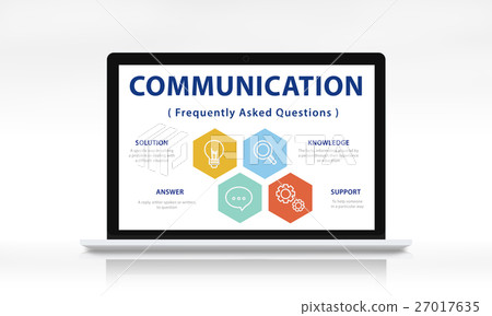 Customer Service FAQs Illustration - Stock Illustration [27017635] - PIXTA