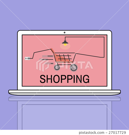 Online Shopping Online Payment Concept 27017729