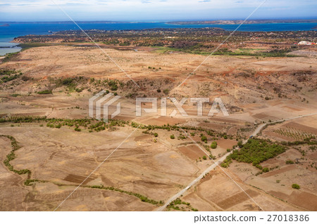 view of the earth landscape, Madagascar coast 27018386