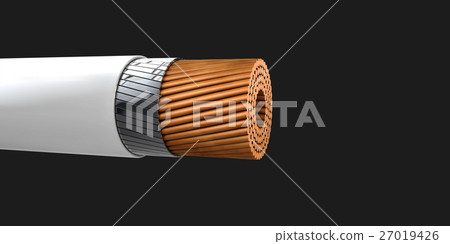 Carbon nanotube structure inside view illustration 27019426