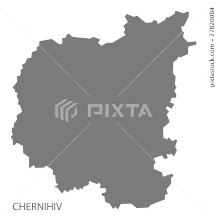Chernihiv Ukraine Map grey 27020084