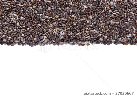 Chia seeds macro 27020667