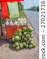 bin made from cement with Thai wording  27021736