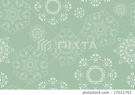 Vector seamless pattern snowflakes - Stock Illustration [27021761] - PIXTA