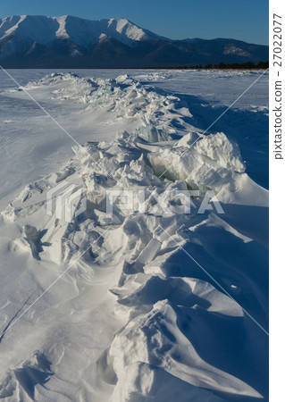 Ice hummocks of Lake Baikal and Holy Nose Ice hummocks of Lake Baikal and Holy Nose 27022077
