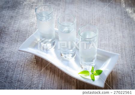 Glasses of vodka Glasses of vodka 27022561