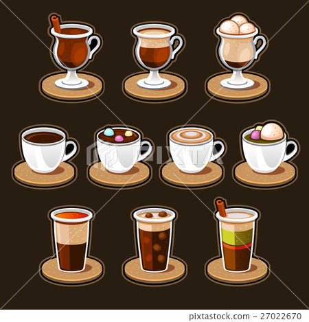 Coffee and tea cup set. Coffee and tea cup set. 27022670