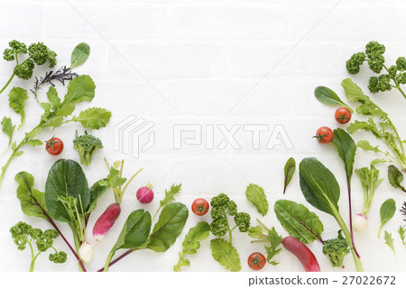 Vegetable Baby Leaf Background Material 27022672