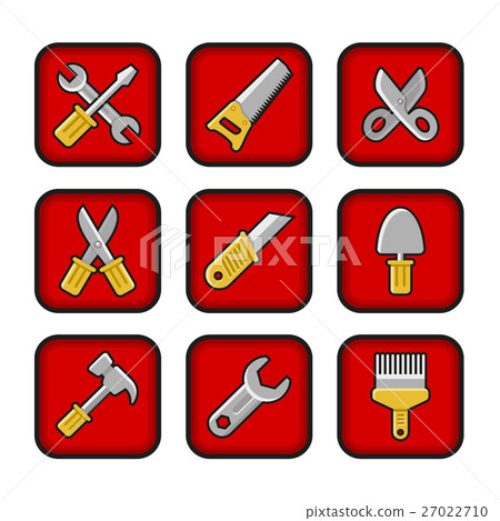 Worker tools icons Worker tools icons 27022710
