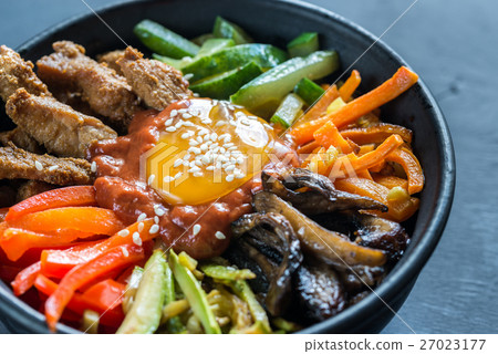 Bowl of bibimbap Bowl of bibimbap 27023177