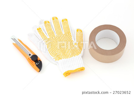 Gloves, cutters and gum tape 27023652
