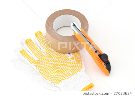 Gloves, cutters and gum tape 27023654