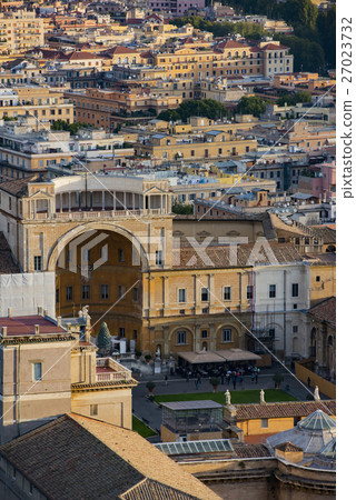 Vatican Museums in detail, from above 27023732