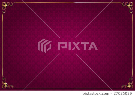 red background chinese style and gold decoration red background chinese style and gold decoration 27025059