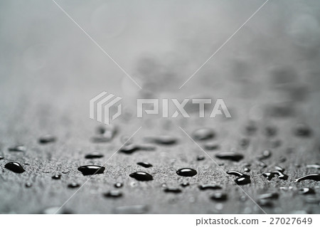 slate surface with water drops macro shot slate surface with water drops macro shot 27027649