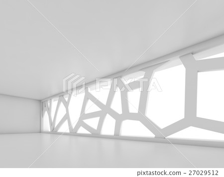 Abstract empty room interior 3d art - Stock Illustration [27029512] - PIXTA