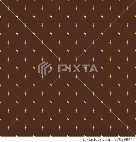 Electric lightning flash icons seamless pattern. 27029944