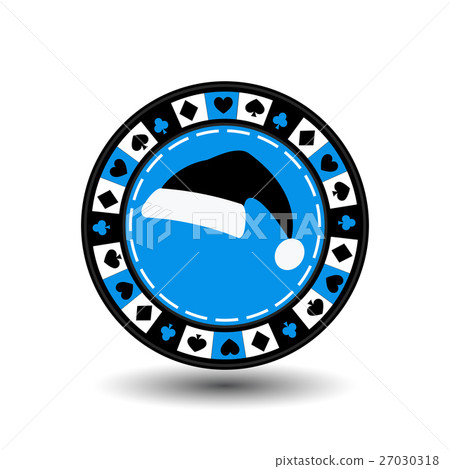 Casino poker chip Christmas new year. Casino poker chip Christmas new year. 27030318
