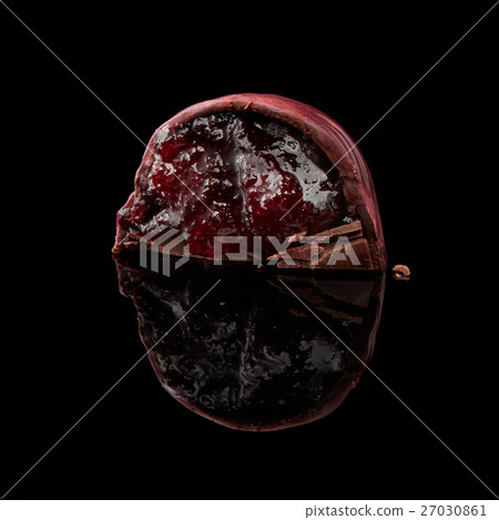 Chocolate candy in a cut 27030861