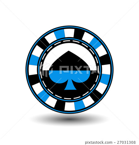 chips for poker bluea suit spade blue black chips for poker bluea suit spade blue black 27031308