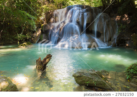 Natural deep forest waterfalls 27032150