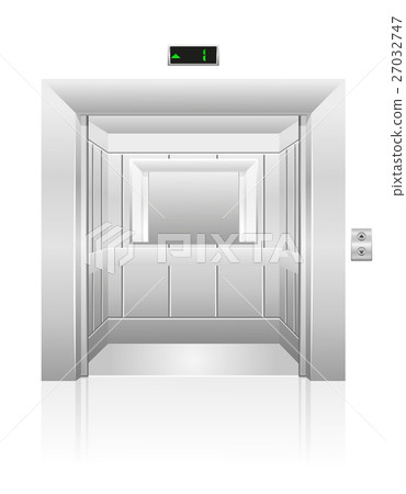 passenger elevator stock vector illustration 27032747