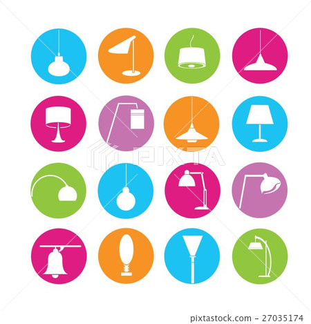light lamp icons - Stock Illustration [27035174] - PIXTA