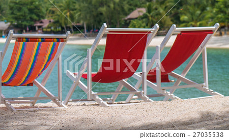 Appealing Beach Chairs. Haad Salat. Ko Phangan Appealing Beach Chairs. Haad Salat. Ko Phangan 27035538