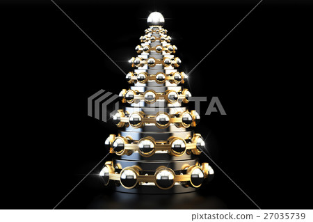 Metallic Christmas Tree from bearings Metallic Christmas Tree from bearings 27035739