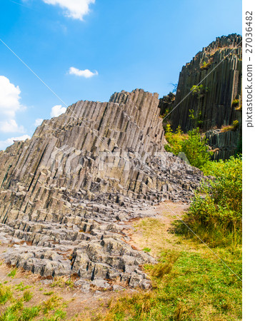 Unique basalt organ pipes of Panska skala near Unique basalt organ pipes of Panska skala near 27036482