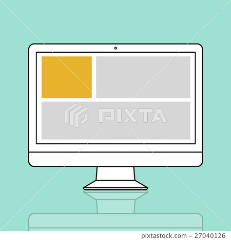 Web Design Template Copy Space Concept Web Design Template Copy Space Concept 27040126