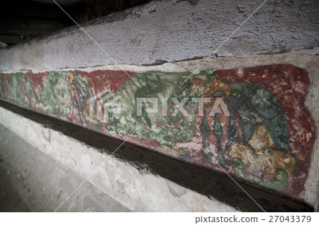 Temple of Teotihuacan Mexico Jaguar Temple Basement Temple of Teotihuacan Mexico Jaguar Temple Basement 27043379