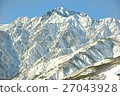 Hakuba mountain range in afternoon early winter 27043928