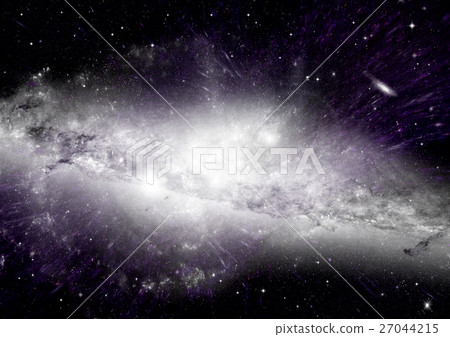 Stars, dust and gas nebula in a far galaxy Stars, dust and gas nebula in a far galaxy 27044215
