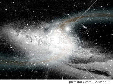 Stars, dust and gas nebula in a far galaxy Stars, dust and gas nebula in a far galaxy 27044322