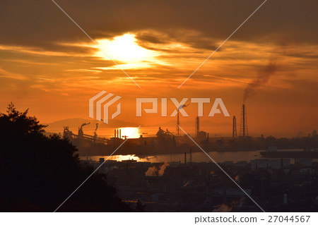 Sunset at Mizushima complex 27044567