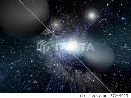 Stars, dust and gas nebula in a far galaxy Stars, dust and gas nebula in a far galaxy 27044615