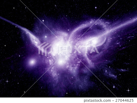 Stars, dust and gas nebula in a far galaxy Stars, dust and gas nebula in a far galaxy 27044625