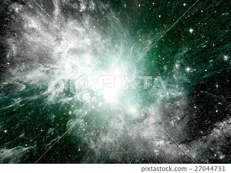 Stars, dust and gas nebula in a far galaxy 27044731