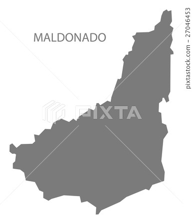 Maldonado Uruguay Map grey 27046453
