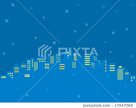 Urban landscape Snow 27047069
