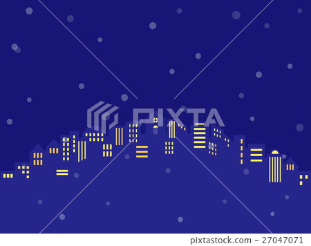 Urban landscape Snow Urban landscape Snow 27047071