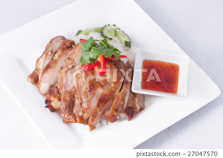 grill chicken with rice. grill chicken with rice. 27047570