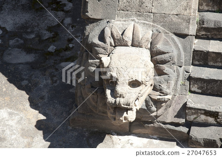 Teotihuacan remains in Mexico Pyramid of Quetzalcoatl Teotihuacan remains in Mexico Pyramid of Quetzalcoatl 27047653