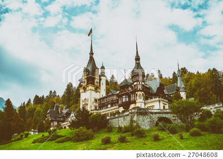 Neo-Renaissance Peles Castle In Romania Neo-Renaissance Peles Castle In Romania 27048608
