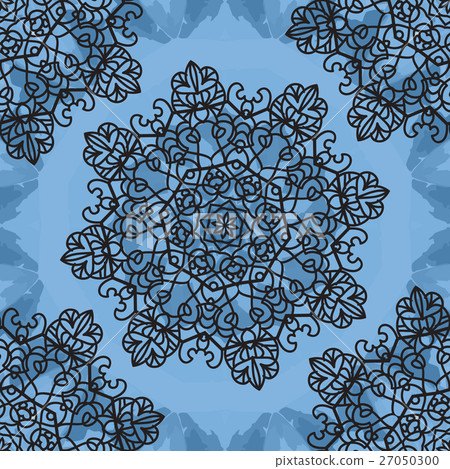 Seamless Print Mandala background. Vintage Seamless Print Mandala background. Vintage 27050300