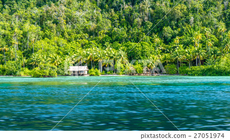 Homestay Bamboo hut on Monsuar Island. Raja Ampat Homestay Bamboo hut on Monsuar Island. Raja Ampat 27051974