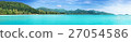 Beautiful tropical Thailand island panoramic 27054586